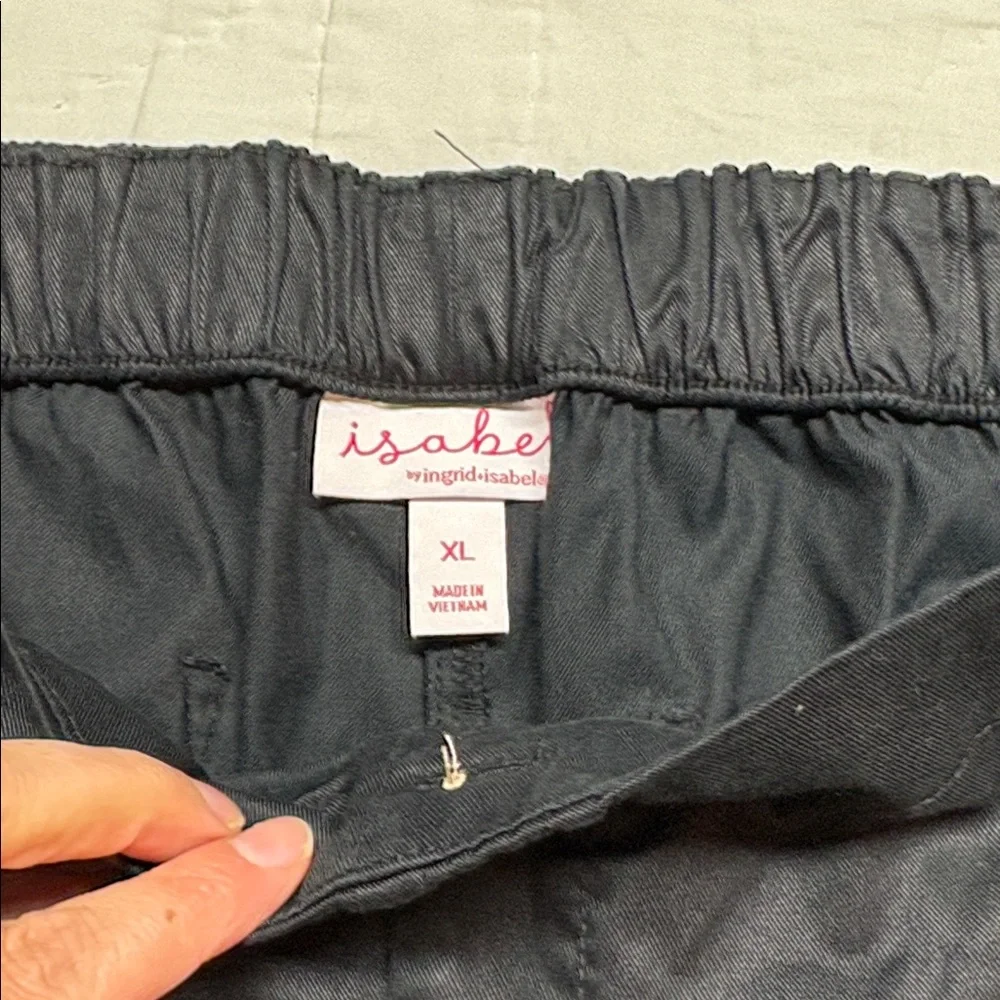 Isabel‎ Maternity by Ingrid & Isabel Twill Shorts - Black NWT